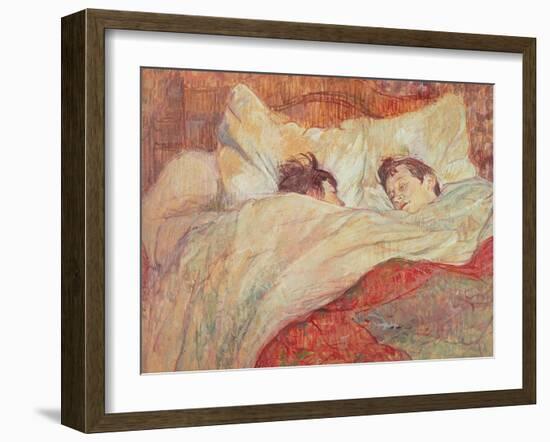 The Bed, circa 1892-95-Henri de Toulouse-Lautrec-Framed Giclee Print