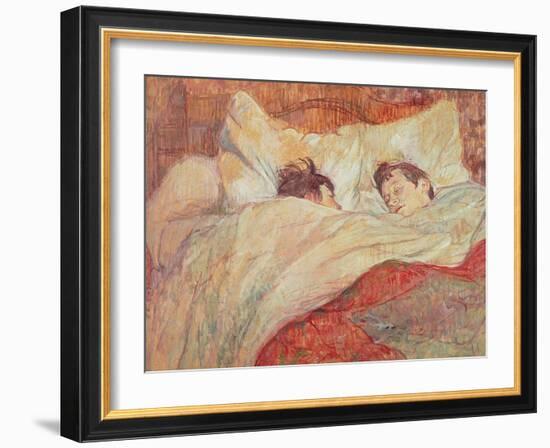 The Bed, circa 1892-95-Henri de Toulouse-Lautrec-Framed Giclee Print