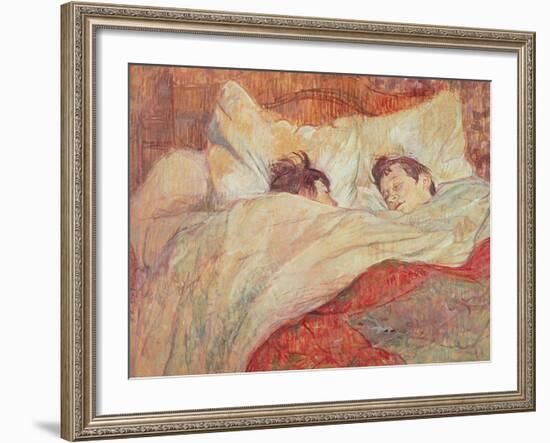 The Bed, circa 1892-95-Henri de Toulouse-Lautrec-Framed Giclee Print