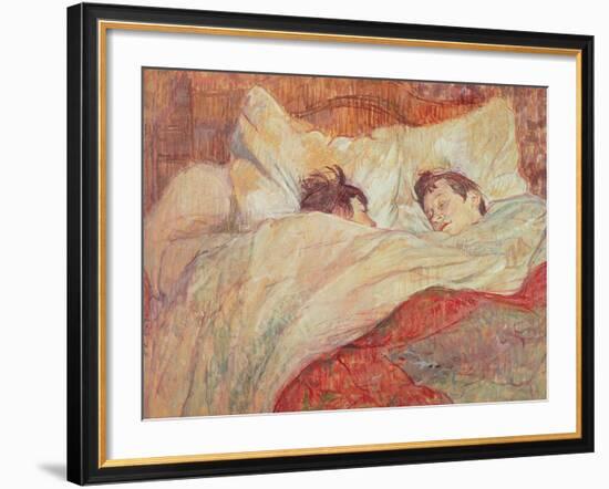 The Bed, circa 1892-95-Henri de Toulouse-Lautrec-Framed Giclee Print