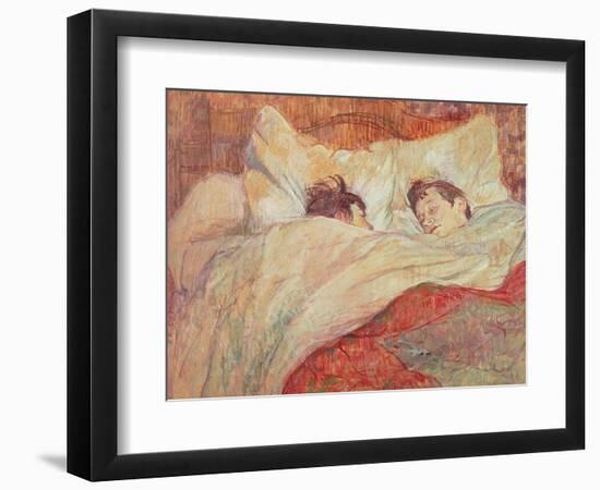 The Bed, circa 1892-95-Henri de Toulouse-Lautrec-Framed Giclee Print