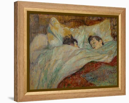 The Bed (Le Lit), 1892-Henri de Toulouse-Lautrec-Framed Premier Image Canvas