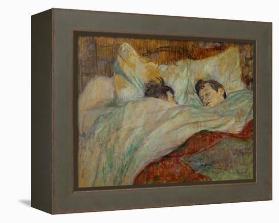 The Bed (Le Lit), 1892-Henri de Toulouse-Lautrec-Framed Premier Image Canvas