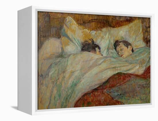 The Bed (Le Lit), 1892-Henri de Toulouse-Lautrec-Framed Premier Image Canvas