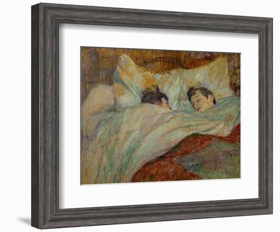 The Bed (Le Lit), 1892-Henri de Toulouse-Lautrec-Framed Giclee Print