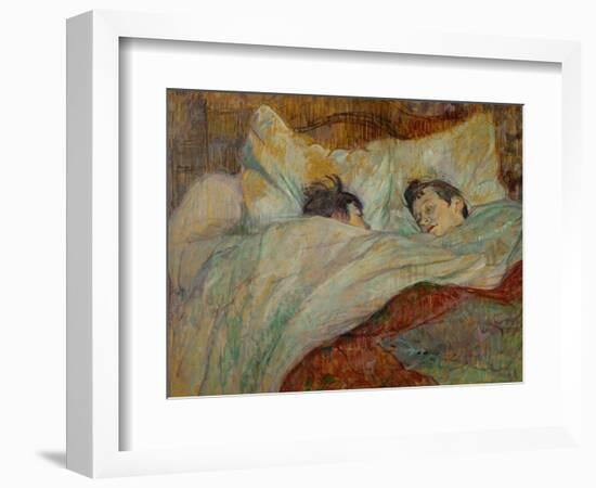 The Bed (Le Lit), 1892-Henri de Toulouse-Lautrec-Framed Giclee Print