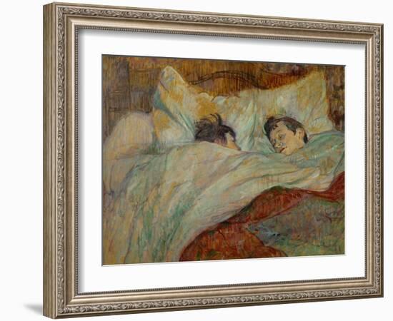 The Bed (Le Lit), 1892-Henri de Toulouse-Lautrec-Framed Giclee Print