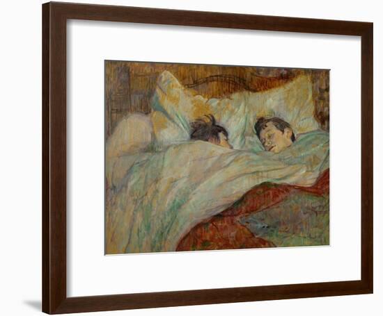 The Bed (Le Lit), 1892-Henri de Toulouse-Lautrec-Framed Giclee Print