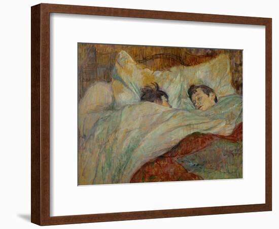 The Bed (Le Lit), 1892-Henri de Toulouse-Lautrec-Framed Giclee Print