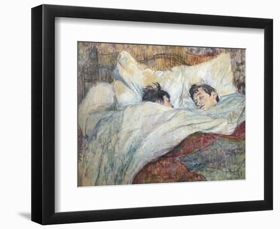 The Bed-Henri de Toulouse-Lautrec-Framed Premium Giclee Print