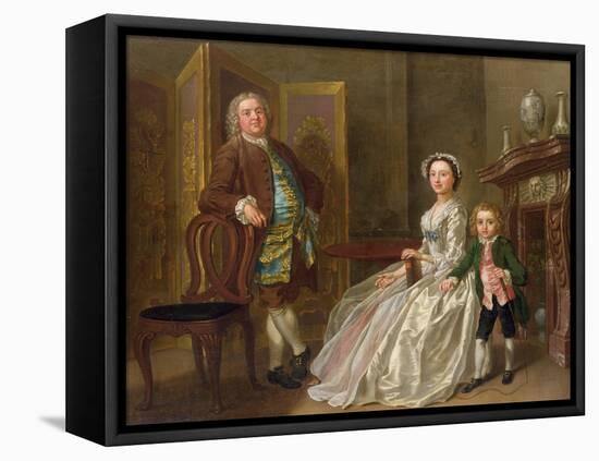 The Bedford Family, also known as the Walpole Family-Francis Hayman-Framed Premier Image Canvas