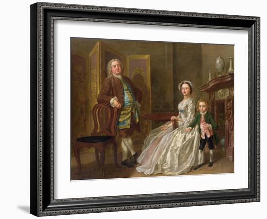 The Bedford Family, also known as the Walpole Family-Francis Hayman-Framed Giclee Print