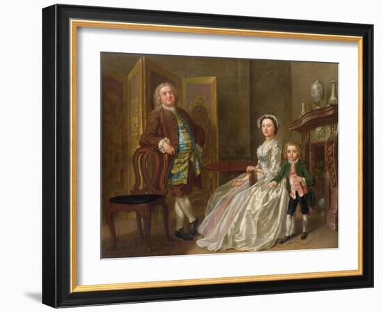 The Bedford Family, also known as the Walpole Family-Francis Hayman-Framed Giclee Print