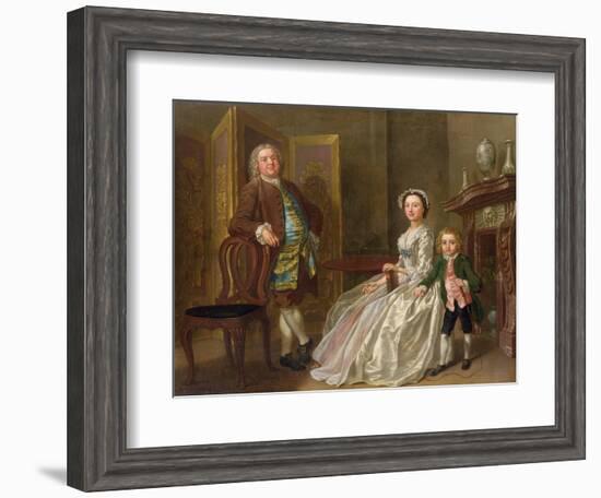 The Bedford Family, also known as the Walpole Family-Francis Hayman-Framed Giclee Print