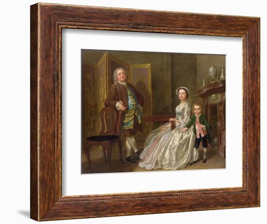 The Bedford Family, also known as the Walpole Family-Francis Hayman-Framed Giclee Print