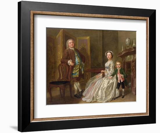 The Bedford Family, also known as the Walpole Family-Francis Hayman-Framed Giclee Print