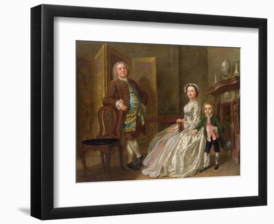 The Bedford Family, also known as the Walpole Family-Francis Hayman-Framed Giclee Print