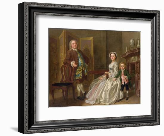 The Bedford Family, also known as the Walpole Family-Francis Hayman-Framed Giclee Print