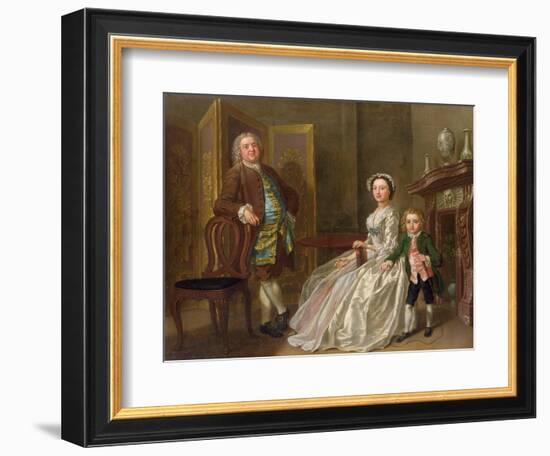 The Bedford Family, also known as the Walpole Family-Francis Hayman-Framed Giclee Print