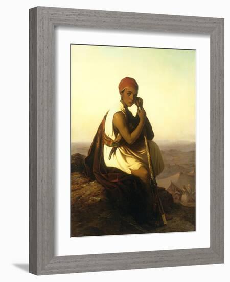 The Bedouin Boy-German School-Framed Giclee Print