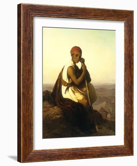 The Bedouin Boy-German School-Framed Giclee Print