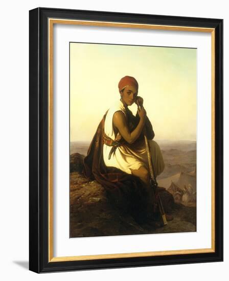 The Bedouin Boy-German School-Framed Giclee Print