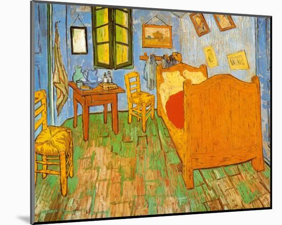 The Bedroom at Arles, c.1887-Vincent van Gogh-Mounted Art Print