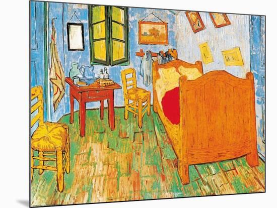 The Bedroom at Arles, c.1887-Vincent van Gogh-Mounted Art Print