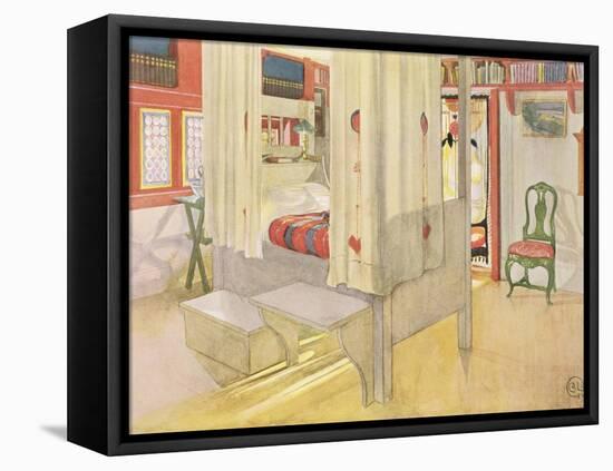 The Bedroom, Published in "Lasst Licht Hinin," 1909-Carl Larsson-Framed Premier Image Canvas