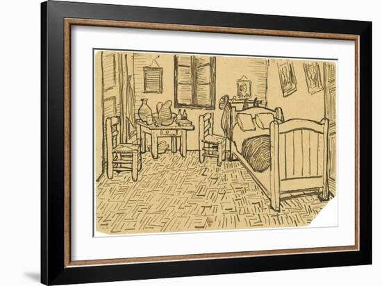 The Bedroom-Vincent van Gogh-Framed Giclee Print