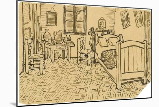 The Bedroom-Vincent van Gogh-Mounted Giclee Print