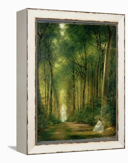 The Beech Avenue, Denbies, 1870-Richard Redgrave-Framed Premier Image Canvas