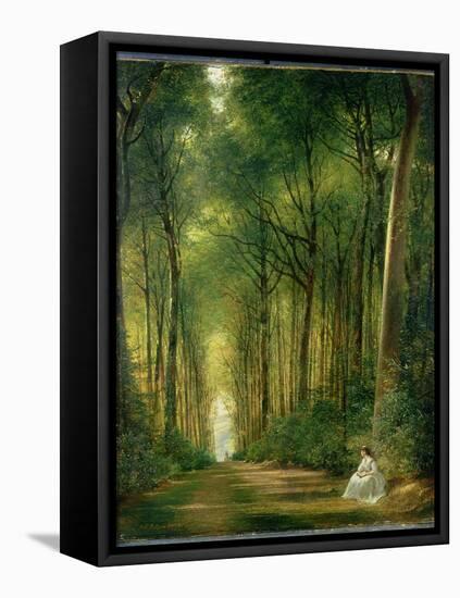 The Beech Avenue, Denbies, 1870-Richard Redgrave-Framed Premier Image Canvas