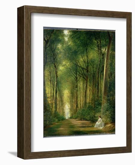 The Beech Avenue, Denbies, 1870-Richard Redgrave-Framed Giclee Print