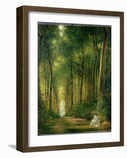 The Beech Avenue, Denbies, 1870-Richard Redgrave-Framed Giclee Print