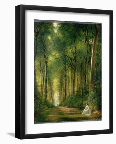 The Beech Avenue, Denbies, 1870-Richard Redgrave-Framed Giclee Print