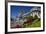 The Beehive and Parliament House, Wellington, North Island, New Zealand-David Wall-Framed Photographic Print