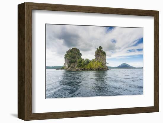 The Beehives (Dawapia Rocks) in Simpson Harbour, Rabaul, East New Britain, Papua New Guinea, Pacifi-Michael Runkel-Framed Photographic Print