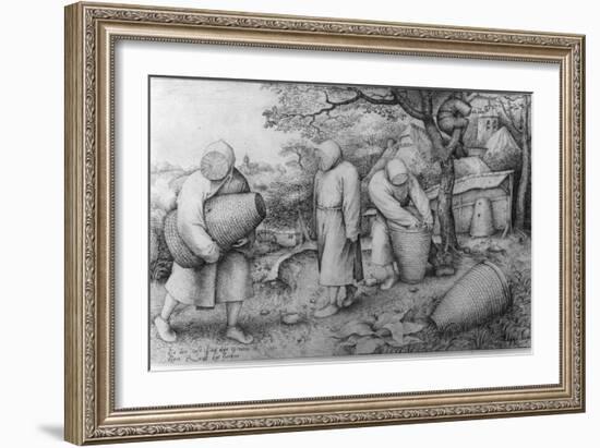 The Beekeepers, 'If You Know Where the Treasure Is, You Can Rob It', C.1567-68-Pieter Bruegel the Elder-Framed Photographic Print