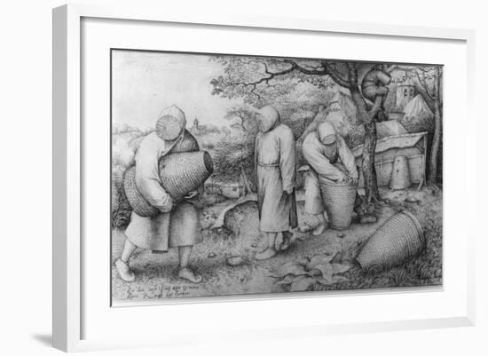 The Beekeepers, 'If You Know Where the Treasure Is, You Can Rob It', C.1567-68-Pieter Bruegel the Elder-Framed Photographic Print