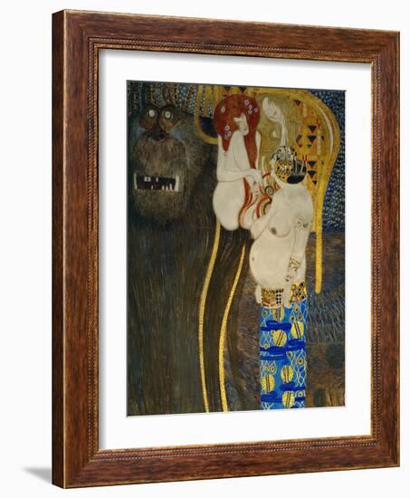 The Beethoven Frieze 1902-Gustav Klimt-Framed Giclee Print