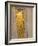 The Beethoven Frieze, Detail: Knight in Shining Armor-Gustav Klimt-Framed Giclee Print