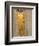 The Beethoven Frieze, Detail: Knight in Shining Armor-Gustav Klimt-Framed Giclee Print