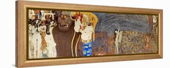 The Beethoven Frieze, Detail: the Hostile Forces, 1902-Gustav Klimt-Framed Premier Image Canvas