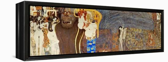 The Beethoven Frieze, Detail: the Hostile Forces, 1902-Gustav Klimt-Framed Premier Image Canvas