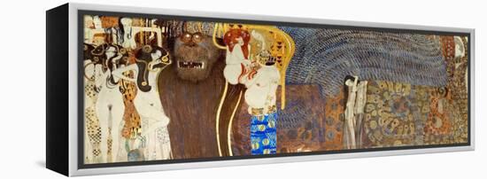 The Beethoven Frieze, Detail: the Hostile Forces, 1902-Gustav Klimt-Framed Premier Image Canvas