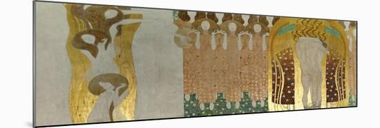 The Beethoven Frieze-Gustav Klimt-Mounted Giclee Print