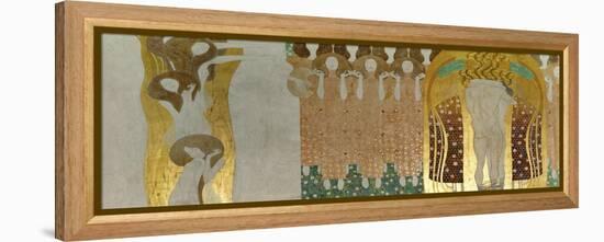 The Beethoven Frieze-Gustav Klimt-Framed Premier Image Canvas