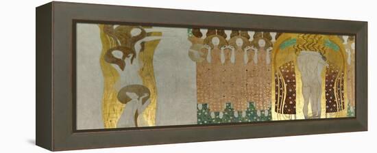 The Beethoven Frieze-Gustav Klimt-Framed Premier Image Canvas