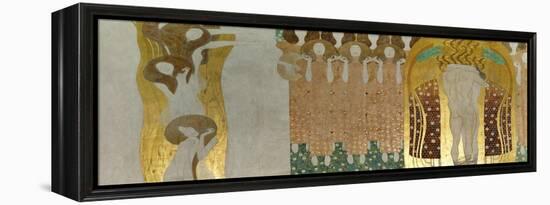 The Beethoven Frieze-Gustav Klimt-Framed Premier Image Canvas